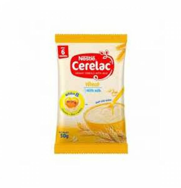 Nestle Cerelac Maize & Wheat with Milk (50g)