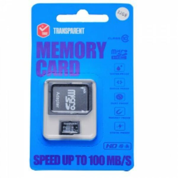 MicroSD Card +Adapter 32GB