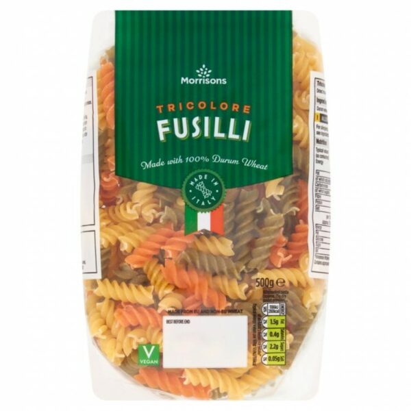 Tricolore Fussilli Pasta (500G)