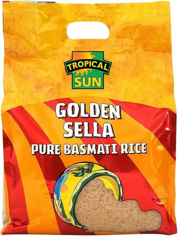 Tropical Sun Golden Sella Pure Basmati Rice (2kg)