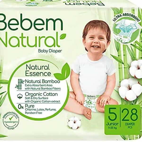 Bebem With Natural Essence Baby Diaper (size 5x35pcs)