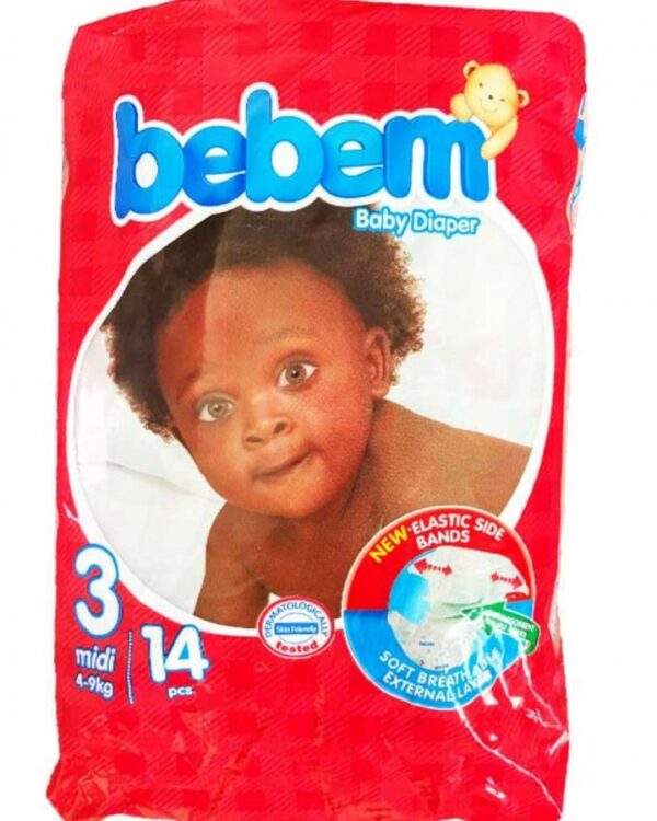 Bebem Baby Diaper 3 Midi 4-9kg 14pcs