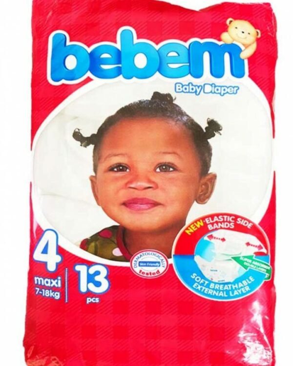Bebem Baby Diaper 4 Maxi 7-18kg 13pcs