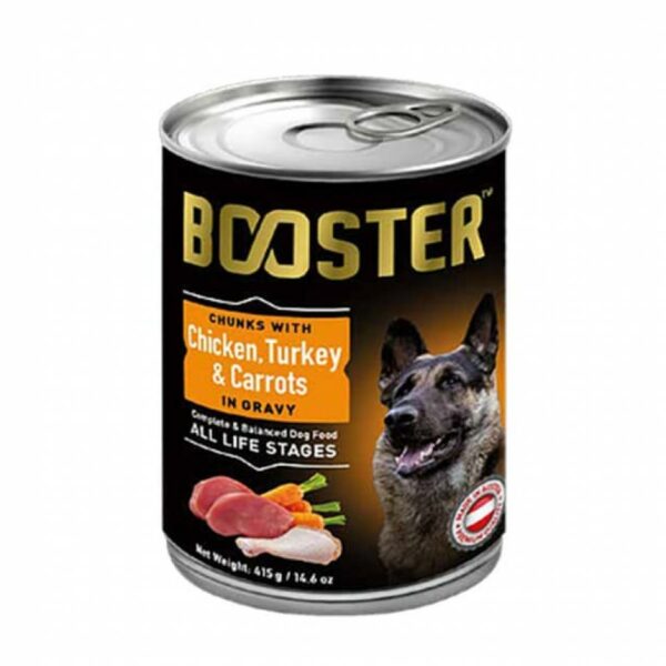 Booster Chicken, Turkey & Carrot 415g