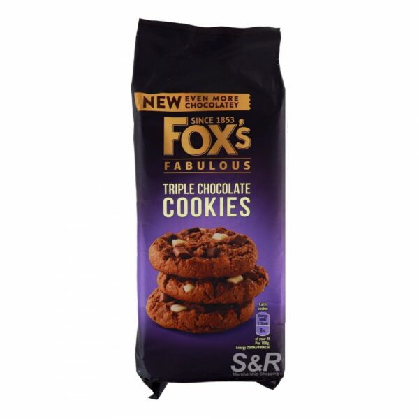 Fox's Fabulous Triple Chocolate Cookies180g