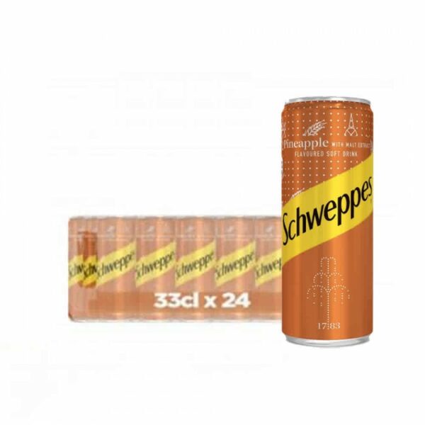 Schweppes Pineapple Can Drink (33cl)