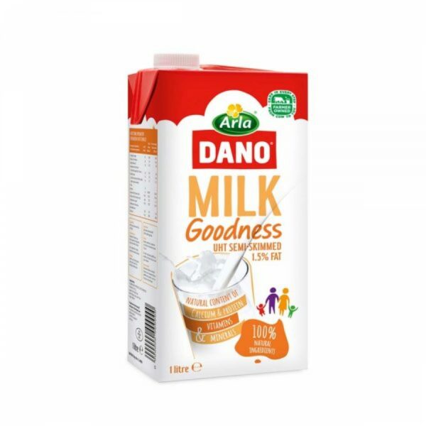 Dano  Milk Semi Skimmed 1.5 Fat (1liter)