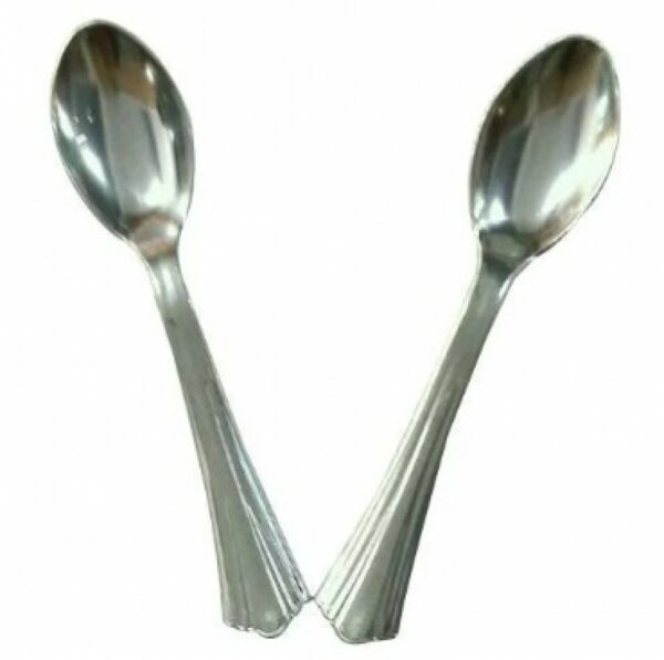 Disposable Silver Spoon