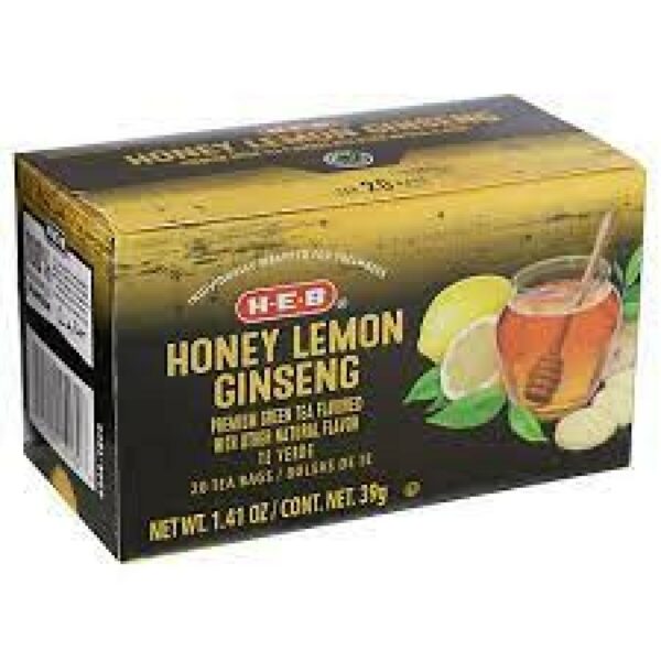 H.E.B Honey Lemon Ginseng Green Tea 39g