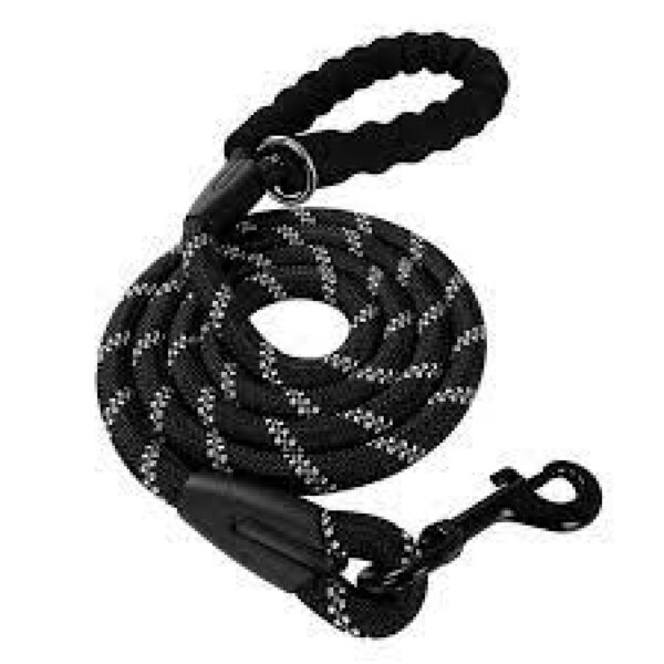 Reflective Rope Lead (Black&White)
