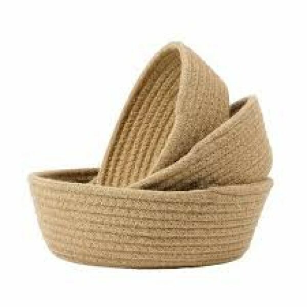 Raffia Hamper Basket Medium