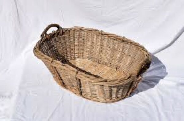 Cane Hamper Basket Big