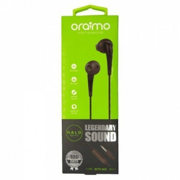 Oraimo Earphone With Mic