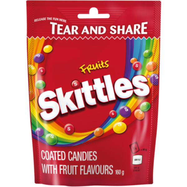 Skittles Fruits 160g