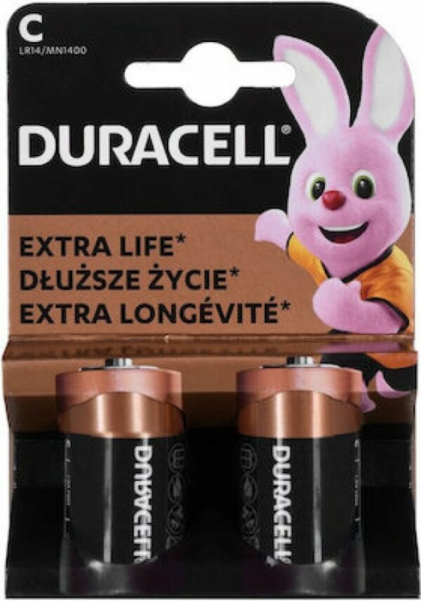 Duracell Extra Life C 2 (2 Batteries)