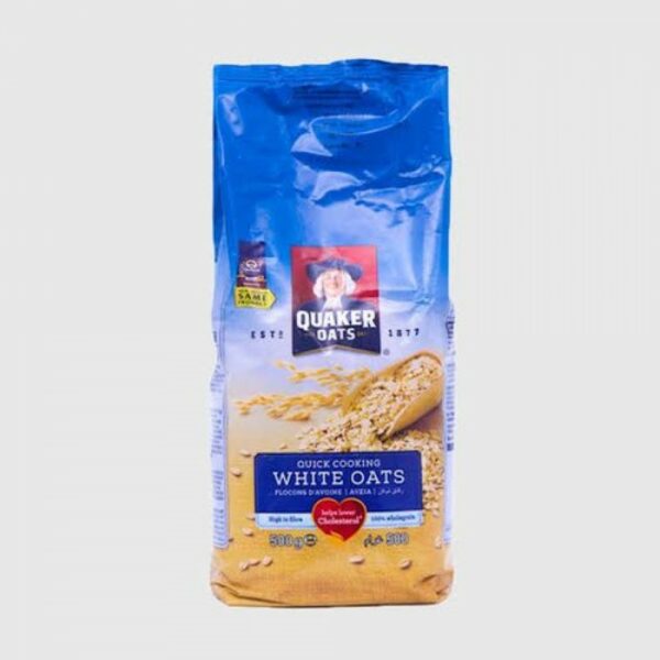 Quaker Oats White Oats Refill 450g +50g