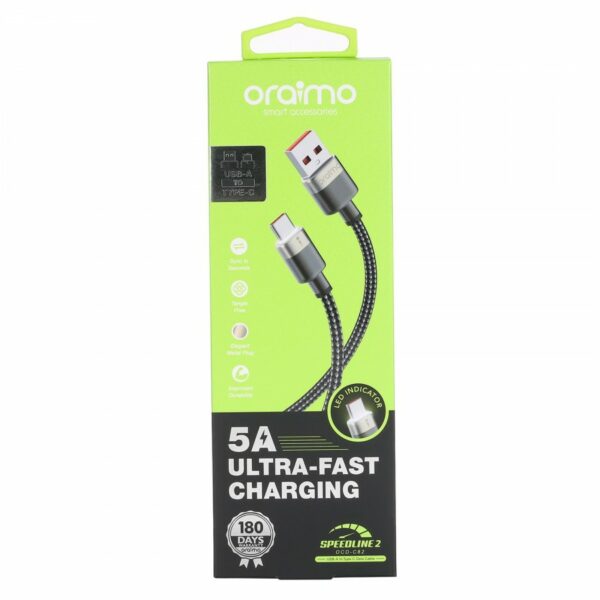 Oraimo 5A Ultra-Fast Charging Cable OCD-C82