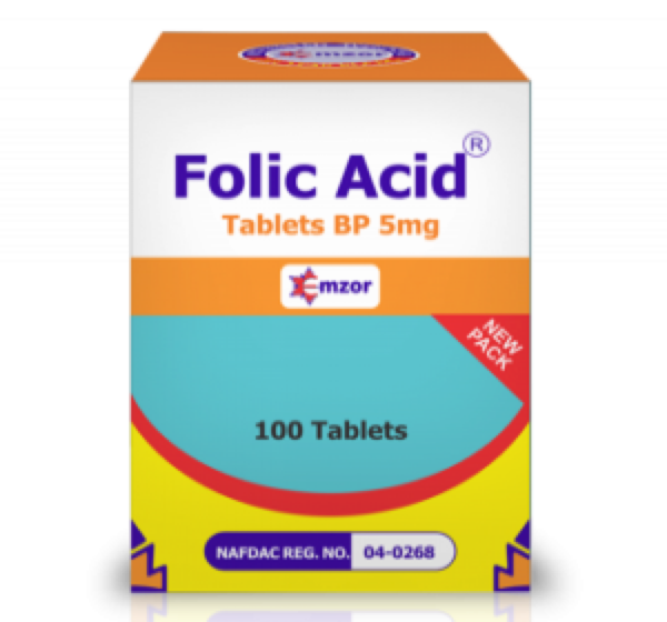 Folic Acid 100Comprimes (mzor)