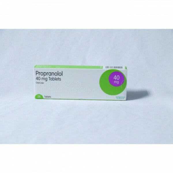 Propranolol 40mg 28 Tabs Teva