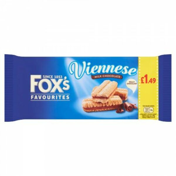 Fox's Viennese Milk Biscuits (120g)