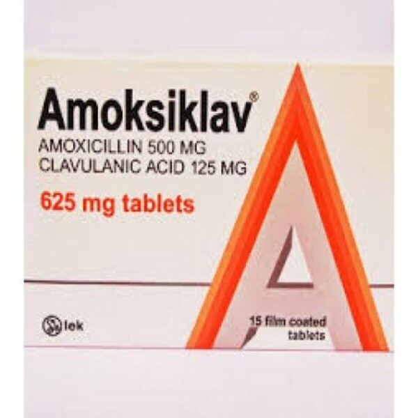 Amoksiklav Amoxicillin 500mg Clavulanic Acid 125mg 625mg tabs