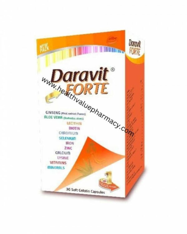Daravite Forte Cap 5*1*10 (Elbe pharma)*50 Each Pack