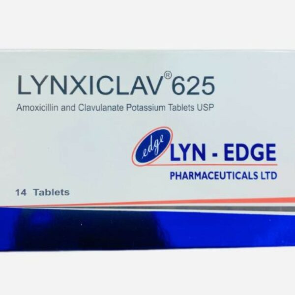 Lynxiclav 625 14tabs (lyn-edge Pharmaceuticals lmd)