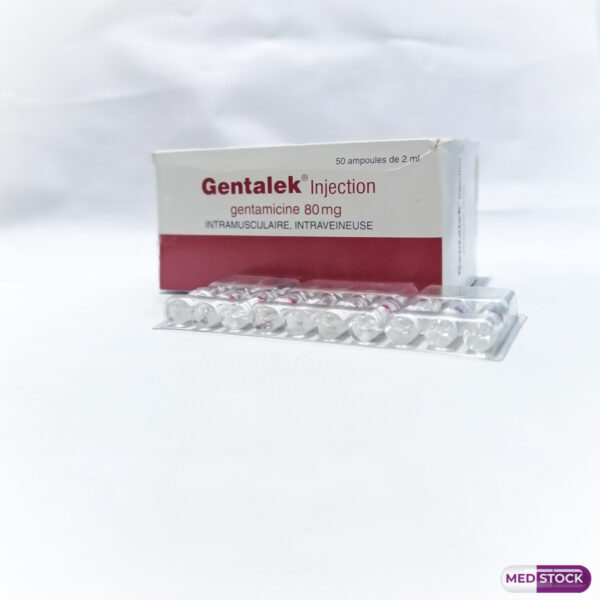 Gentalek Gentamicin Inj 80mg (2ml)