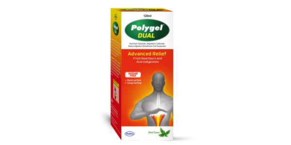 Polygel Dual Advance Relief Mint Flavour (200ml)