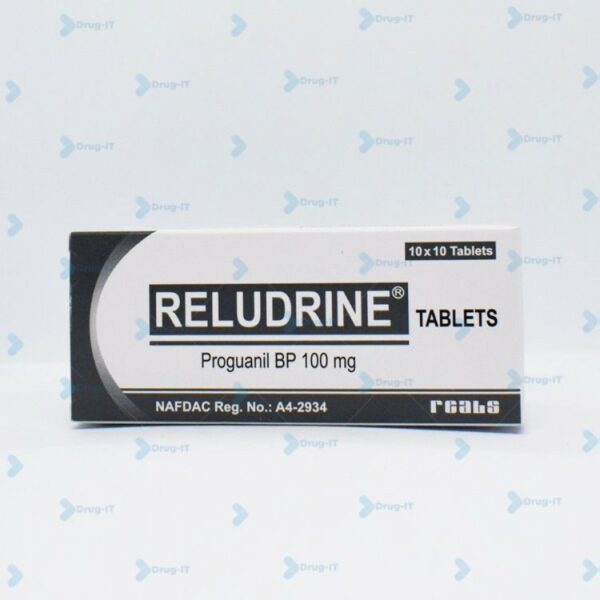 Reludrine Tablets 100mg Per Card