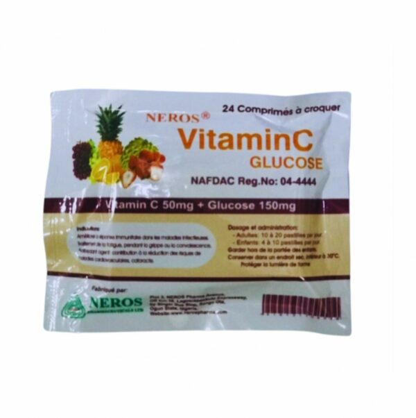Neros Vitamin C Glucose 50mg+ Glucose 150mg