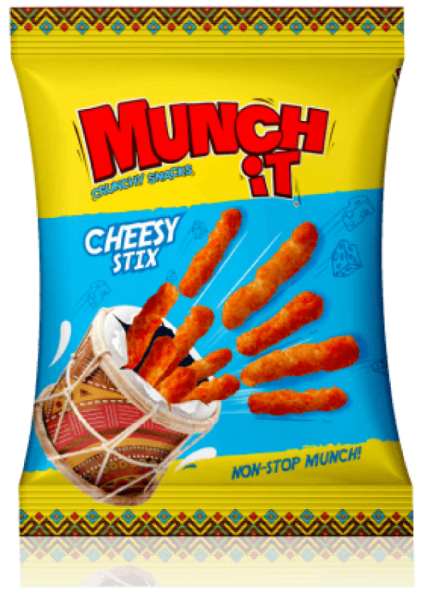 Munch It Crunchy Snacks Cheesy Stix
