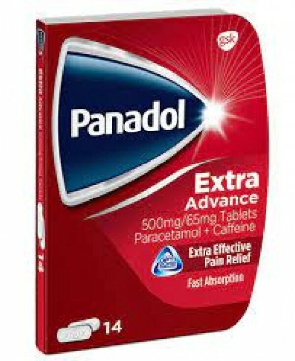 Panadol Extra (Advance) Effective Pain Relief {14Tabs}