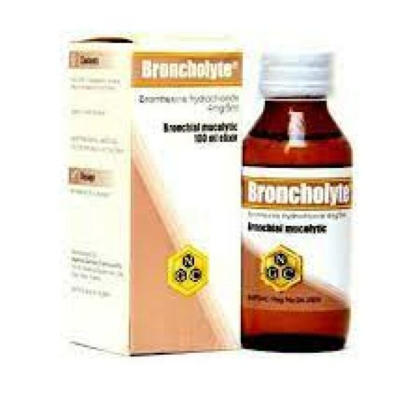 Broncholyte Bromhexine Syrup 100ml
