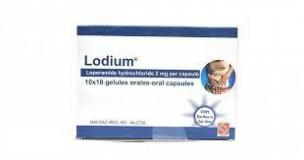 Lodium Loperamide Hydrochloride 2mg