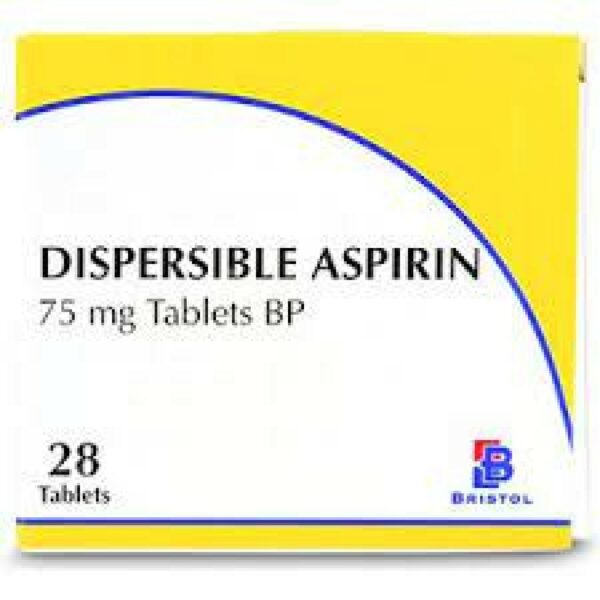 Dispersible Aspirin 75mg 28Tabs