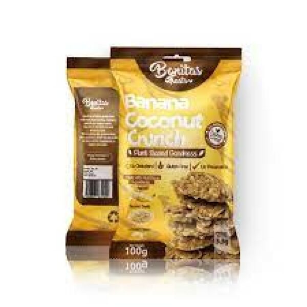 Bonitas Treats Banana Coconut Crunch (100g)