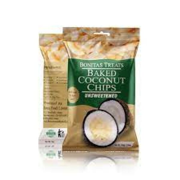 Bonitas Treats Baked Coconut Chips Unsweetened (100g)