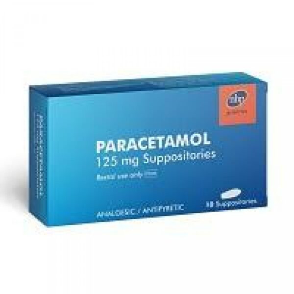 Paracetamol 125mg 5 Suppositories (nhp) Each