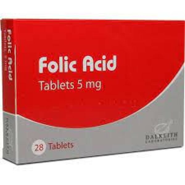 Folic Acid Tablets 5mg 28 tab (Dalkeith)