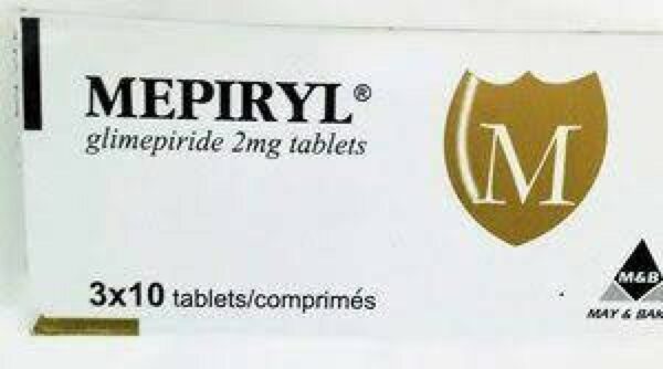 Mepiryl Glimepiride 2mg