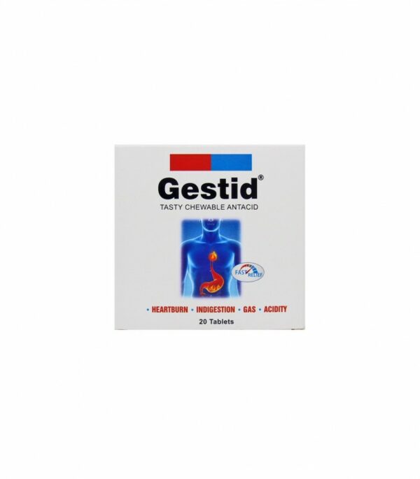 Gestid Tasty Chewable Antacid 20 Tabs (Each)
