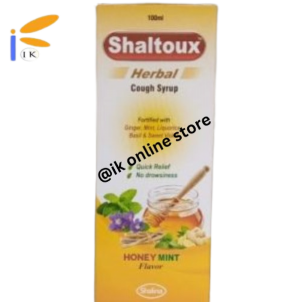 Shaltoux Herbal Cough Syrup Honey Mint Flavor (Shalina)