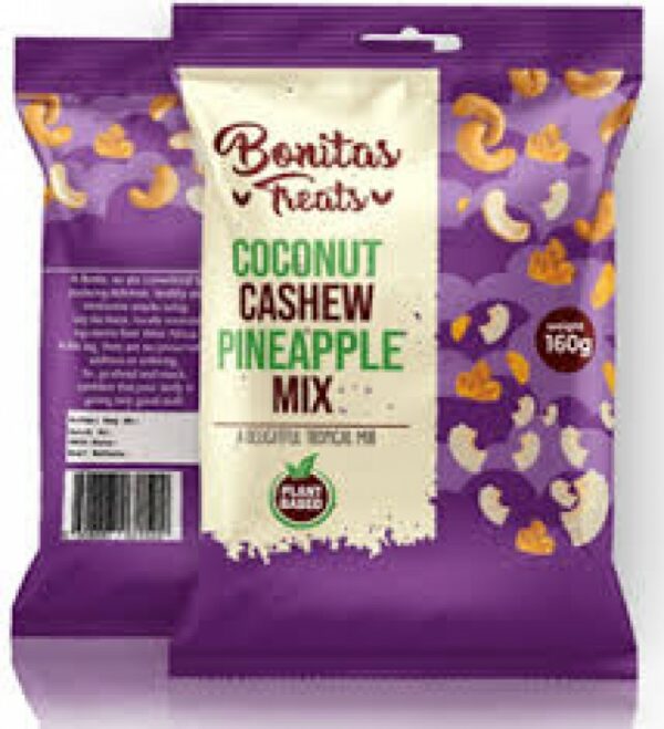 Bonitas Treats Coconut Cashew Pineapple Mix (100g) - Image 2