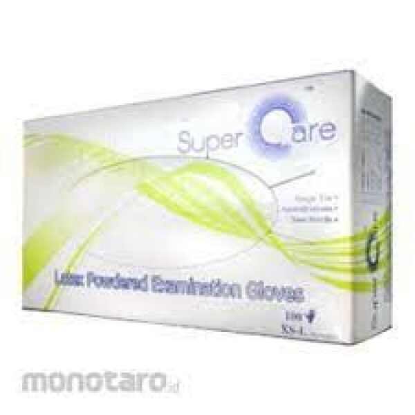 Super Care Latex Powdered Examination  Gloves 100Xl-l