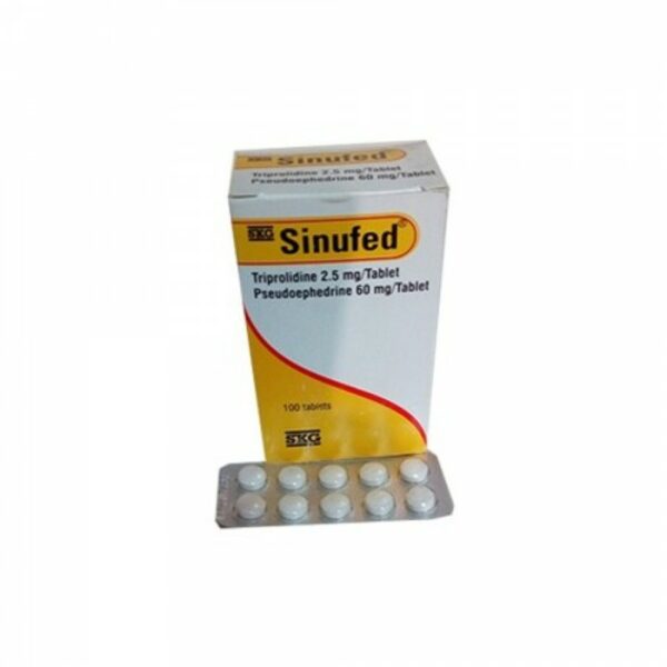 Sinufed  60 mg/Tablet 100 tablets (SKG)